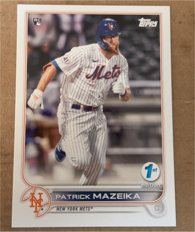2022 Topps Series 1 #166 Patrick Mazeika — front
