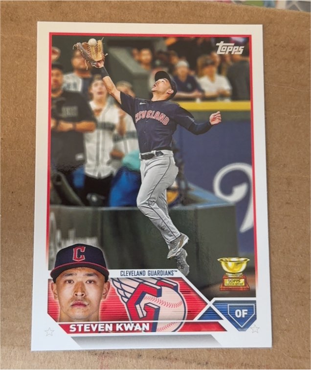 2023 Topps Series 1 #116 Steven Kwan — front