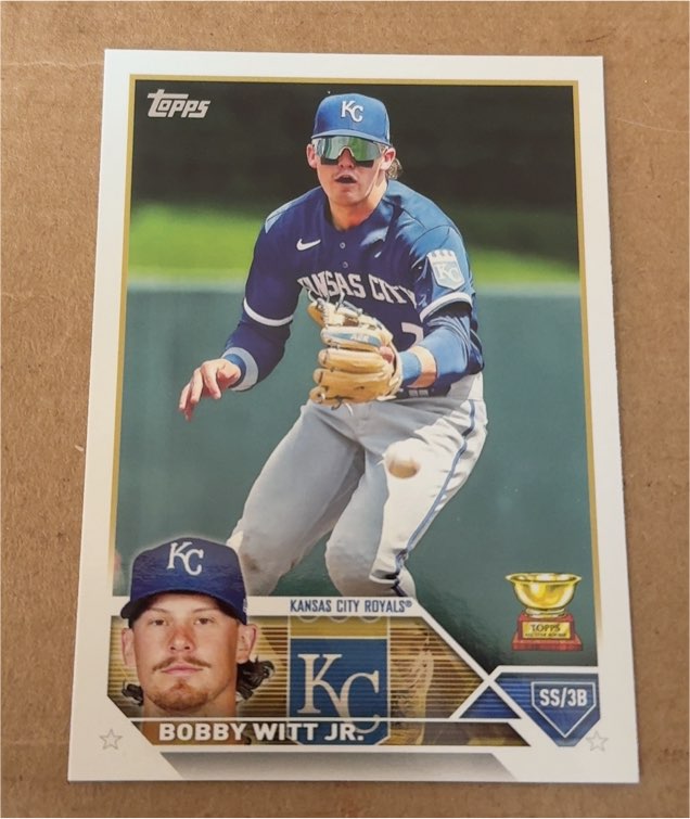 2023 Topps Series 1 #7 Bobby Witt Jr. — front