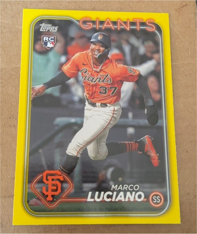 2024 Topps Series 1 #232 Marco Luciano — front