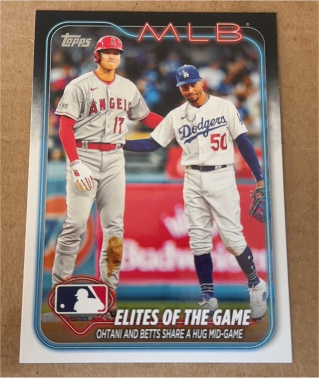 2024 Topps #138 Shohei Ohtani & Mookie Betts Elites of the Game — front