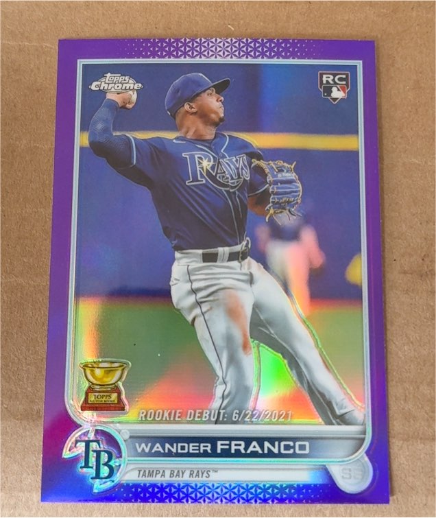 2022 Topps Chrome Update #USC200 Wander Franco — front