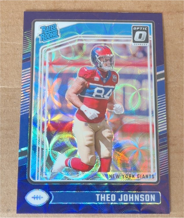 2024 Panini Donruss Optic #291 Theo Johnson — front