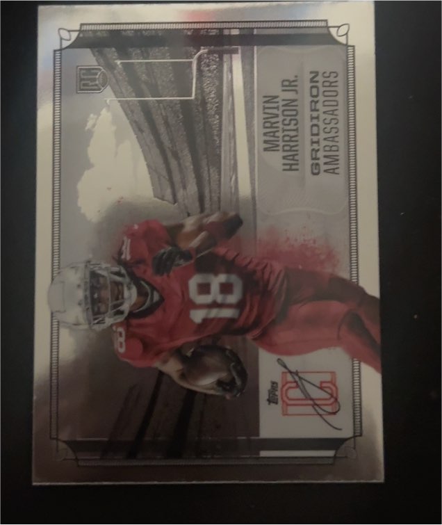 2024 Topps Signature Class Gridiron Ambassadors #GA-5 Marvin Harrison Jr. — front