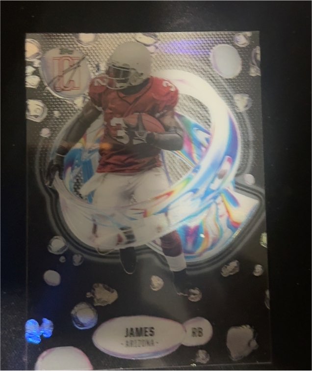 2024 Topps Signature Class #F-22 Edgerrin James Fluidity Acetate Cardinals — front