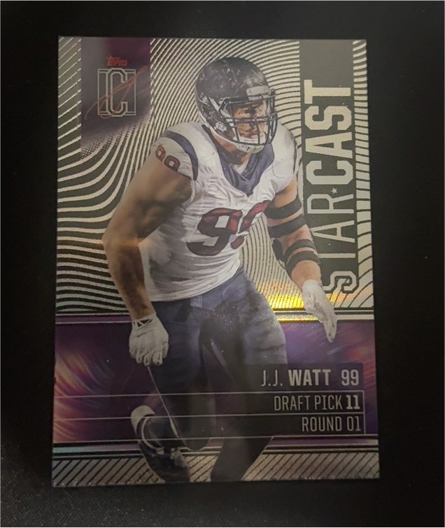 2024 Topps Signature Class #SC-14 J.J. Watt Starcast Acetate — front