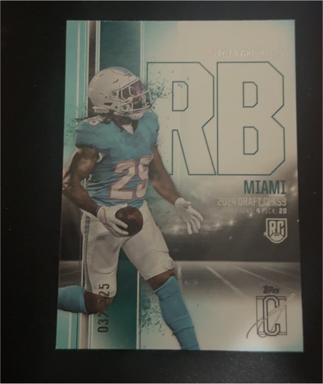 2024 Topps Signature Class #145 Jaylen Wright — front