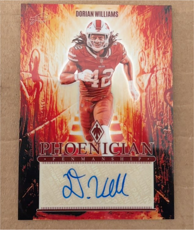 2024 Panini Phoenix #PP-DWS Dorian Williams Phoenician Penmanship — front