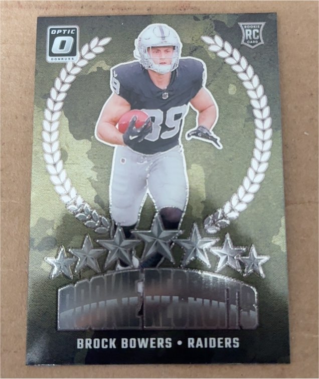 2024 Panini Donruss Optic #6 Brock Bowers Rookie Recruits — front