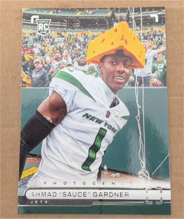 2022 Panini Chronicles Photogenic #PH-33 Ahmad "Sauce" Gardner — front
