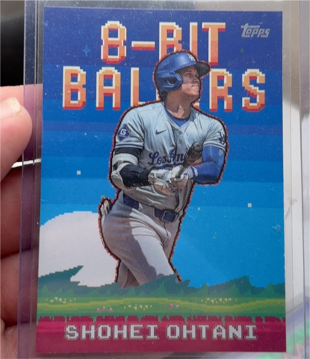 2025 Topps Series 1 Celebration #8B-1 Shohei Ohtani 8-Bit Ballers — front