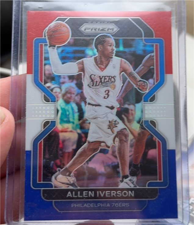2021-22 Panini Prizm #255 Allen Iverson — front