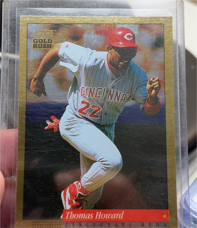 1994 Score Gold Rush #501 Thomas Howard — front
