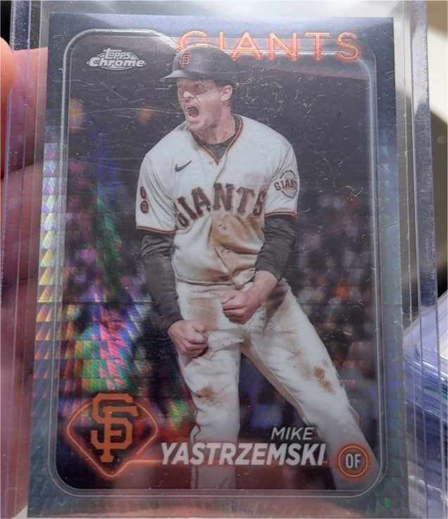 2024 Topps Chrome #87 Mike Yastrzemski — front