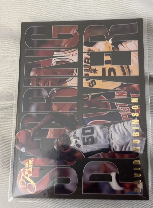 1994-95 Flair Scoring Power #8 David Robinson — front