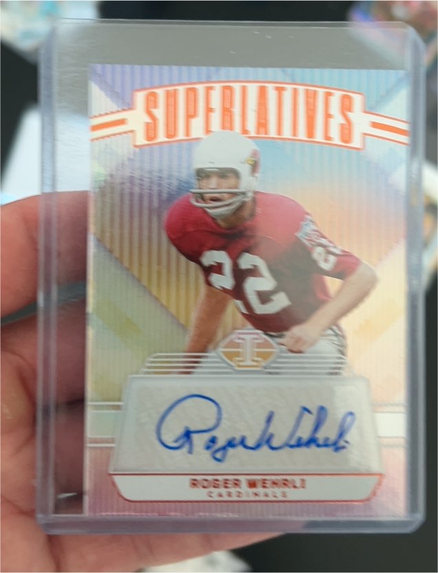 2023 Panini Illusions Superlatives #S-RWI Roger Wehrli — front