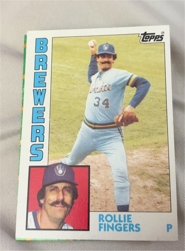 1984 Topps #495 Rollie Fingers — front