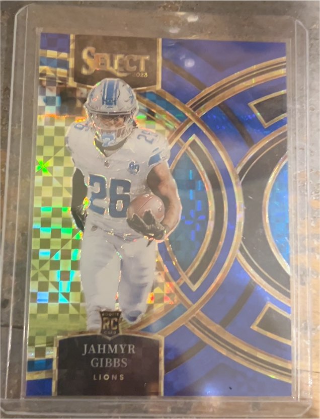 2023 Panini Select #198 Jahmyr Gibbs — front