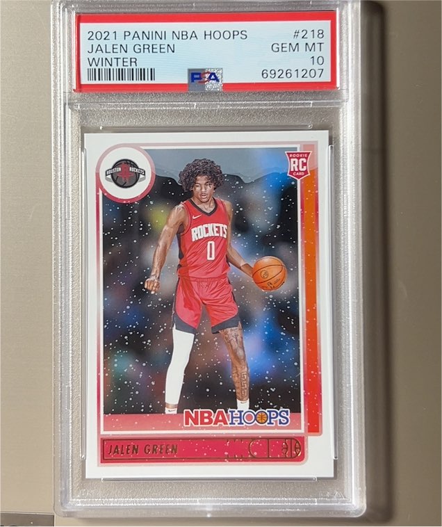 2021 Panini NBA Hoops #218 Jalen Green — front