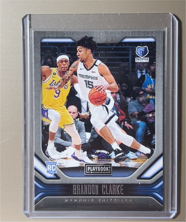 2019-20 Panini Chronicles Playbook #190 Brandon Clarke — front