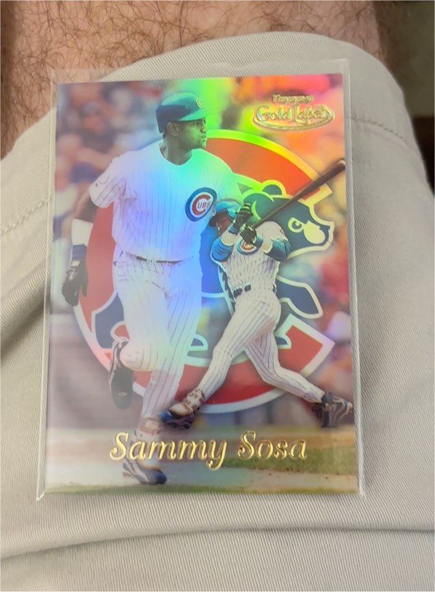 1998 Topps Gold Label Sammy Sosa — front