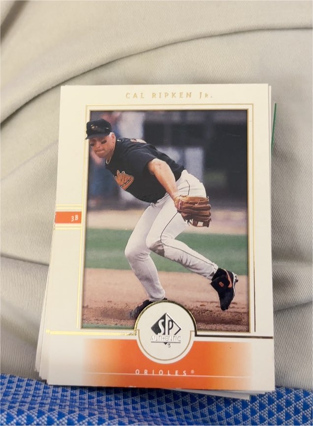 2000 Upper Deck SP Authentic #20 Cal Ripken Jr. — front