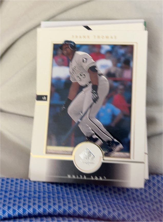2000 Upper Deck SP Authentic #34 Frank Thomas — front