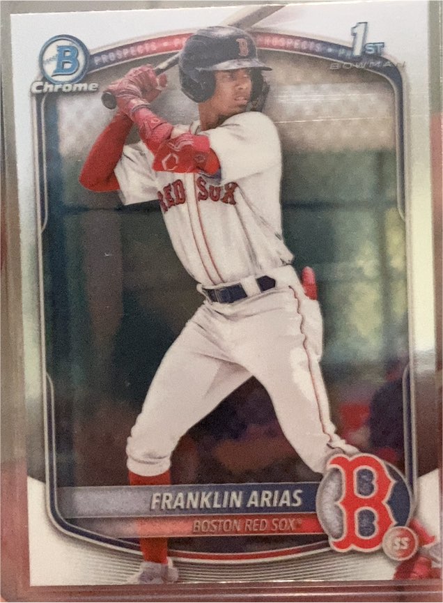 2025 Bowman Chrome #BCP-67 Franklin Arias — front