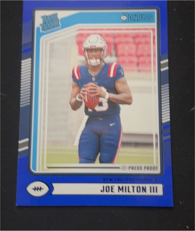 2024 Panini Donruss #319 Joe Milton III — front