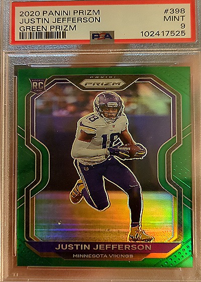 2020 Panini Prizm #398 Justin Jefferson — front