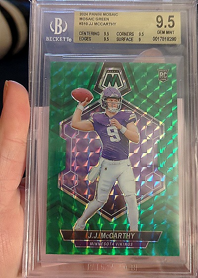 2024 Panini Mosaic #310 J.J. McCarthy — front