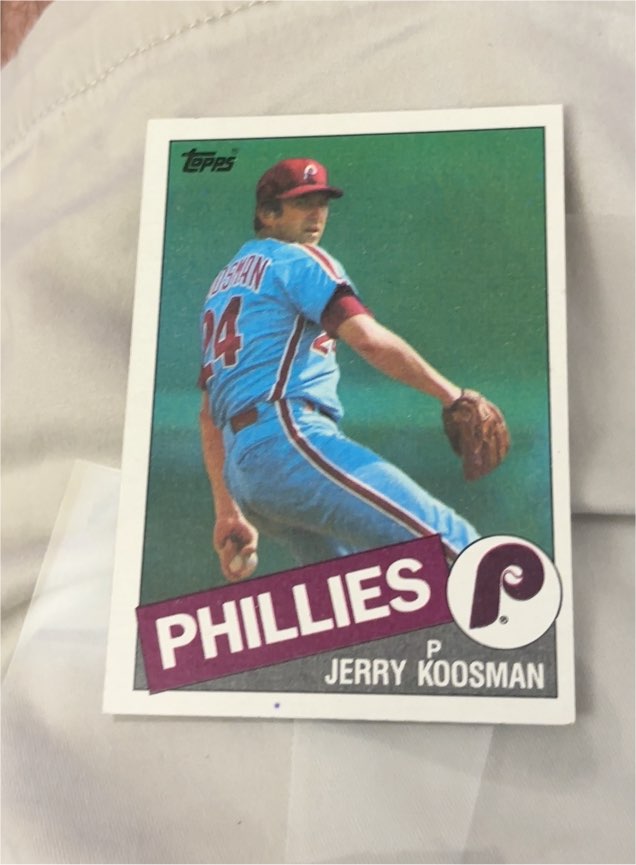 1985 Topps #15 Jerry Koosman — front