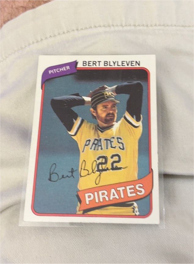 1980 Topps #457 Bert Blyleven — front