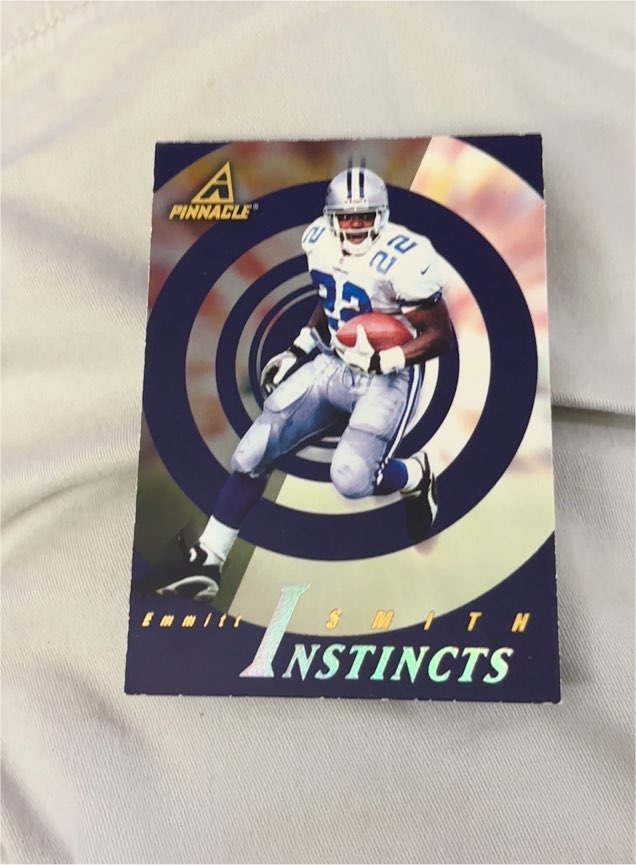 1997 Pinnacle Instincts #184 Emmitt Smith — front