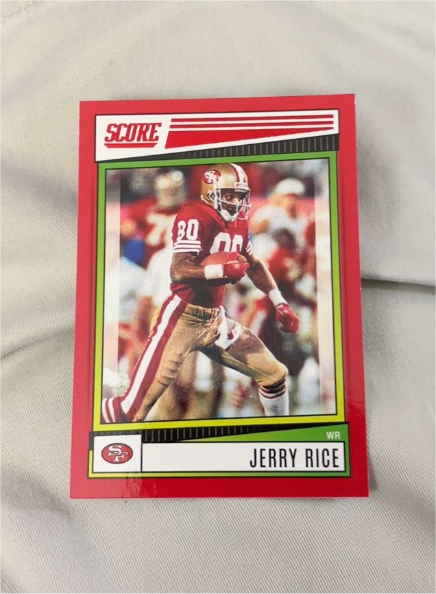 2022 Score #170 Jerry Rice — front