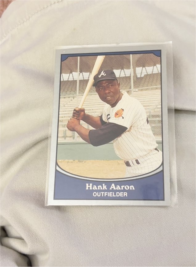 1990 Pacific Legends #1 Hank Aaron — front