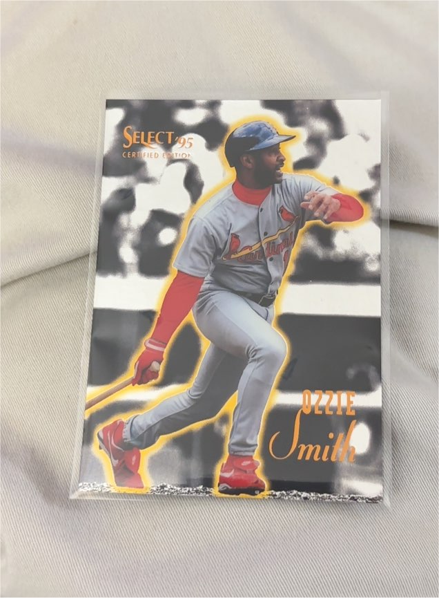 1995 Select Certified Edition #55 Ozzie Smith — front
