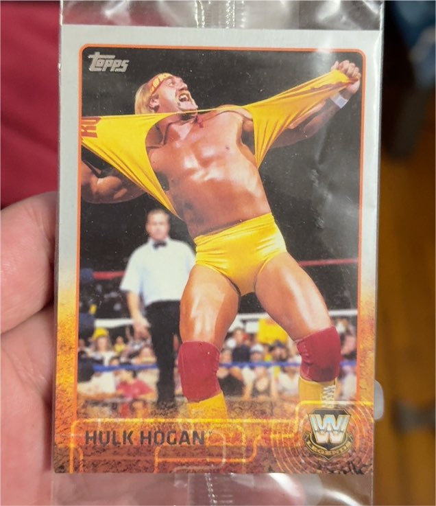 2015 Topps WWE #103 Hulk Hogan Promo — front