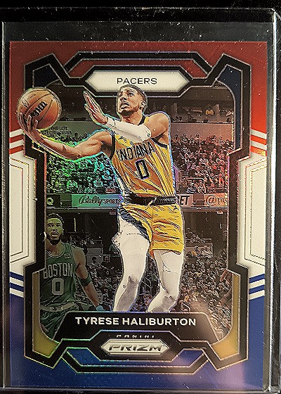 2023-24 Panini Prizm #102 Tyrese Haliburton — front