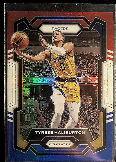 2023-24 Panini Prizm #102 Tyrese Haliburton — front