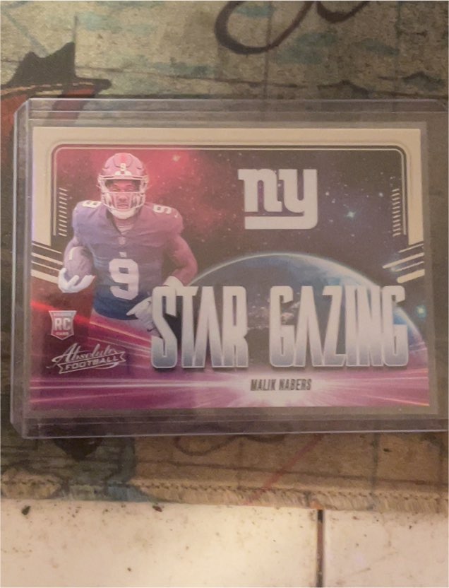 2024 Panini Absolute #SG-MNS Malik Nabers Star Gazing — front