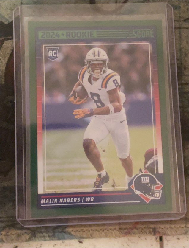 2024 Panini Score #306 Malik Nabers — front