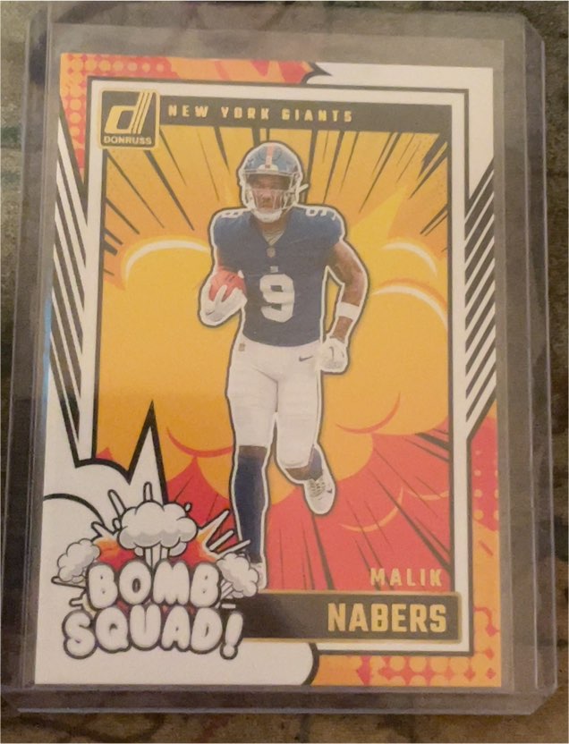 2024 Panini Donruss Bomb Squad #25 Malik Nabers — front