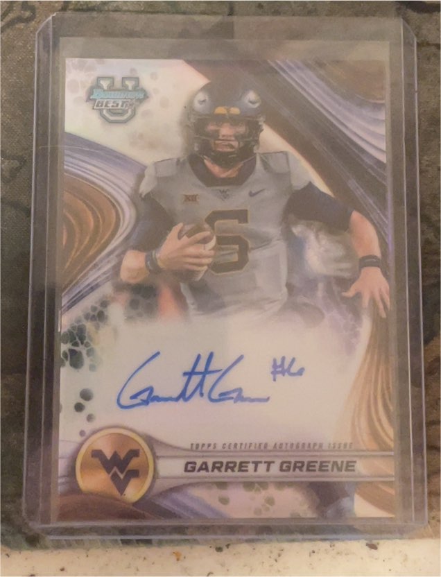 2024 Bowman's Best University #BOA-GG Garrett Greene — front