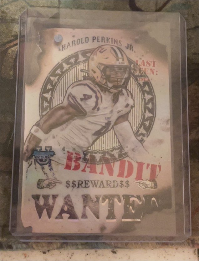 2024 Bowman Best U #GB-2 Wanted Bandit Harold Perkins Jr. — front