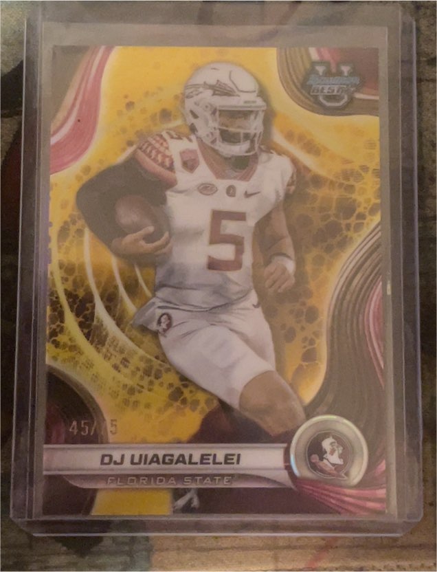 2024 Bowman Best University #55 DJ Uiagalelei — front