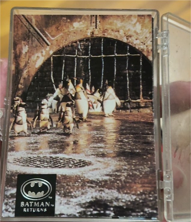 1992 Topps Stadium Club Batman Returns #E Penguins Everywhere — front