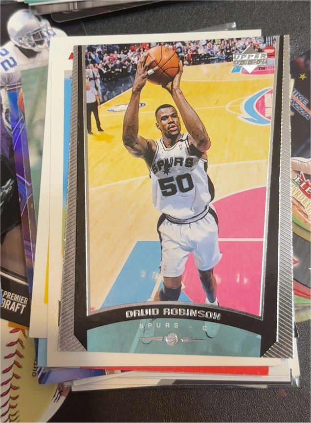 1998-99 Upper Deck #137 David Robinson — front