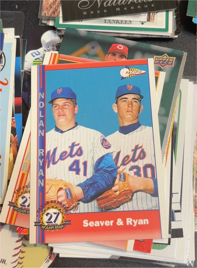 1993 Pacific Texas Express #241 Nolan Ryan, Tom Seaver — front