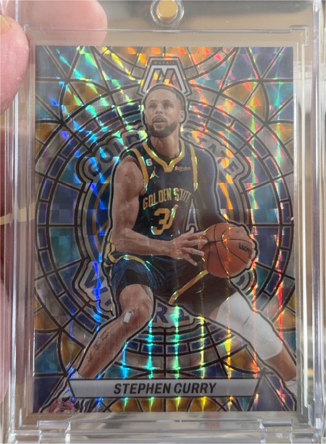 2022-23 Panini Mosaic #31 Stephen Curry — front